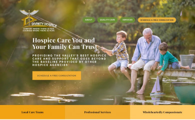 divinityhospice.com screenshot