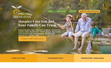 divinityhospice.com screenshot