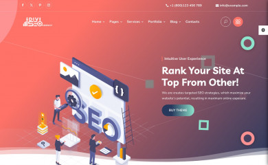 Divi SEO Agency Theme screenshot