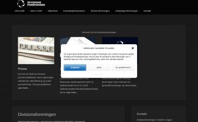 divisionsforeningen.dk screenshot