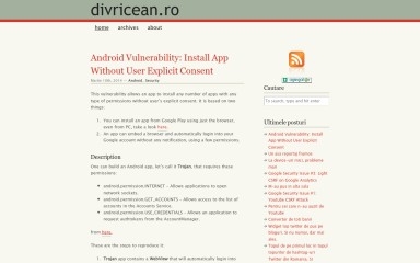 divricean.ro screenshot