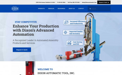 dixonautomatic.com screenshot