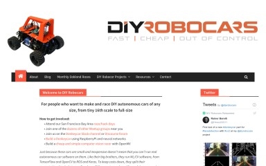 diyrobocars.com screenshot