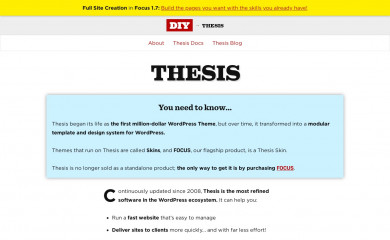 https://diythemes.com/thesis/ screenshot