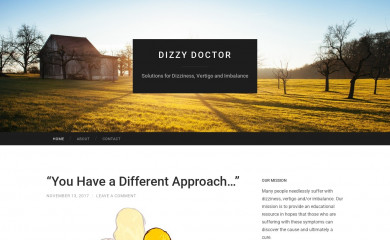 dizzydoctor.blog screenshot