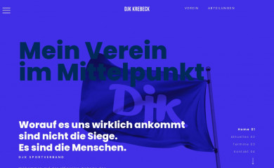 djk-krebeck.de screenshot