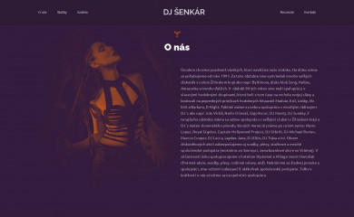 djsenkar.sk screenshot