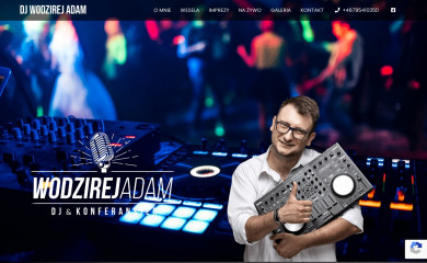 djwodzirejadam.pl screenshot