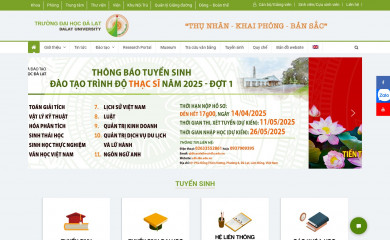 dlu.edu.vn screenshot