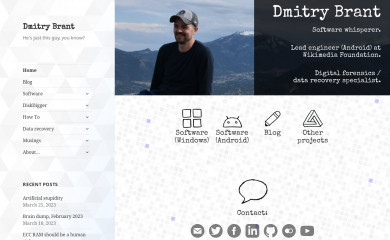 dmitrybrant.com screenshot