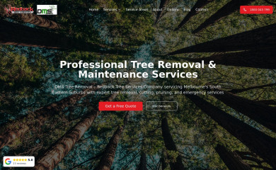 dmstreeremoval.com.au screenshot