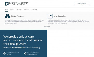 dmtransfers.com.au screenshot