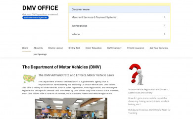 dmvoffice.us screenshot
