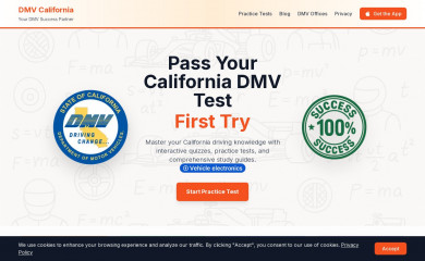 dmvcalifornia.us screenshot