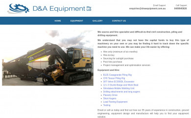 dnaequipment.com.au screenshot