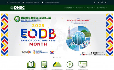 dnsc.edu.ph screenshot