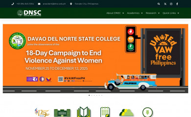 dnsc.edu.ph screenshot