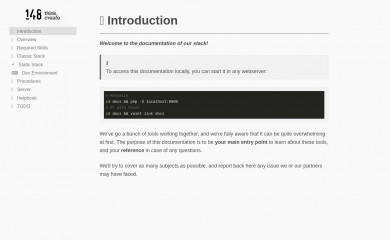 https://docs.148.fr/#/stack/classic/ screenshot