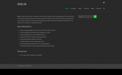 dob.sk screenshot