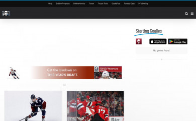 dobberhockey.com screenshot