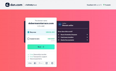 dobermanntarraco.com screenshot