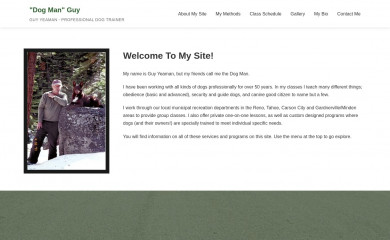 dogmanguy.com screenshot