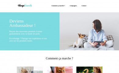 dogofriends.be screenshot