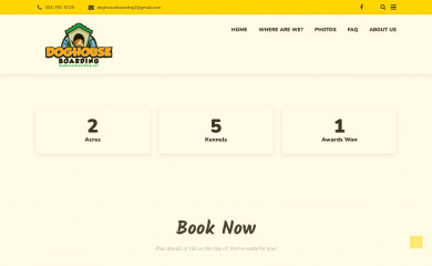 doghouseboarding.net screenshot