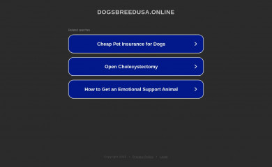 dogsbreedusa.online screenshot