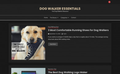 dogwalkeressentials.com screenshot