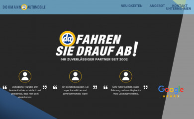 dohmann-automobile.de screenshot
