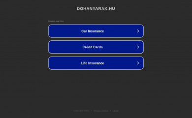 dohanyarak.hu screenshot