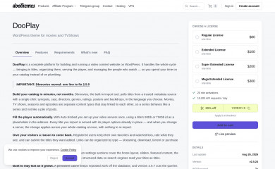 https://doothemes.com/items/dooplay/ screenshot
