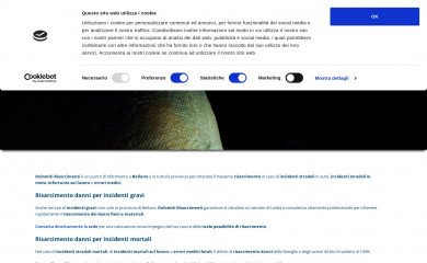 dolomitirisarcimenti.com screenshot