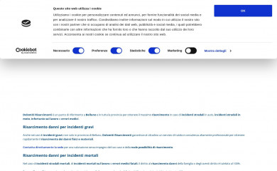 dolomitirisarcimenti.com screenshot