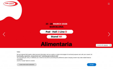 dolciarianaldoni.it screenshot