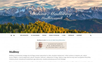 dolinamodlitwy.pl screenshot
