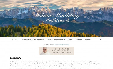 dolinamodlitwy.pl screenshot