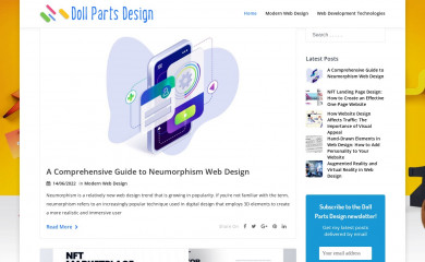 dollpartsdesign.com screenshot