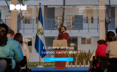 dom.gob.sv screenshot