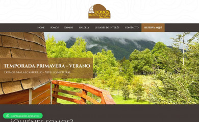 domosmalalcahuello.cl screenshot