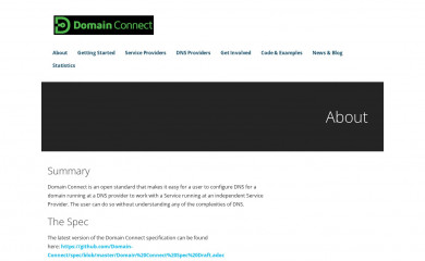 domainconnect.org screenshot