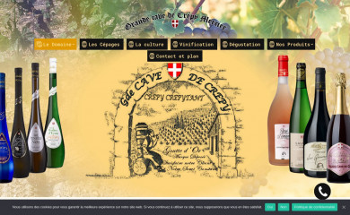 domaine-crepy-mercier-74.com screenshot