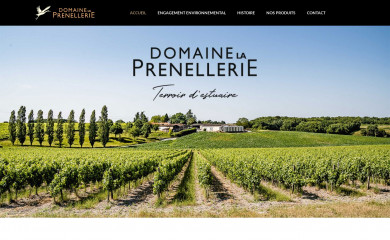 domaine-la-prenellerie.fr screenshot