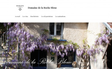 domainedelarochebleue.fr screenshot