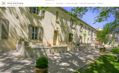 domainederochegude.fr screenshot