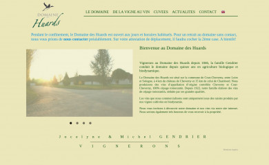 domainedeshuards.com screenshot