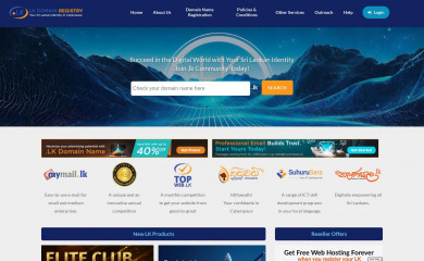 domains.lk screenshot
