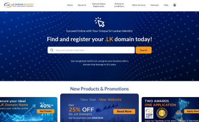 domains.lk screenshot