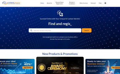domains.lk screenshot
